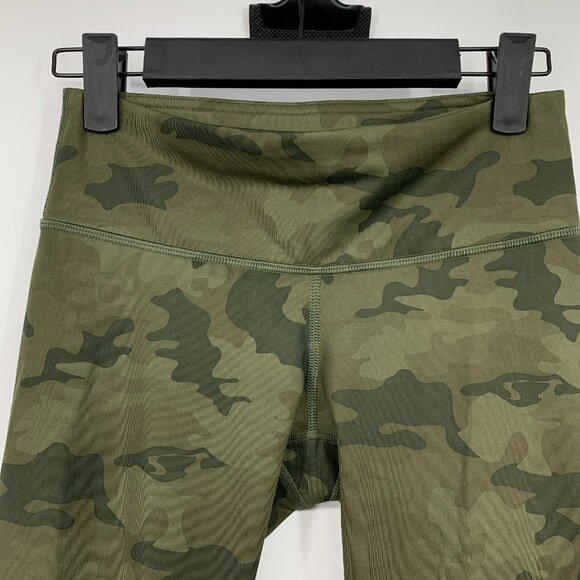 Lululemon Leggings Wunder Under Savasana Camo Capri Crop Luxtreme - Picture 4 of 10